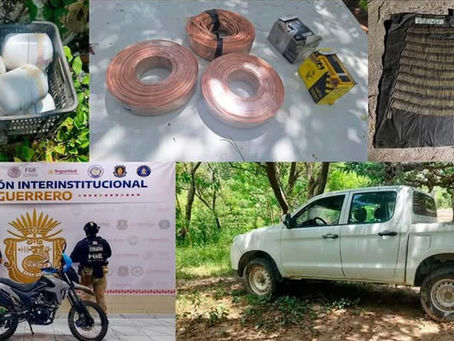 Aseguran explosivos y más de 700 cartuchos en Xaltianguis