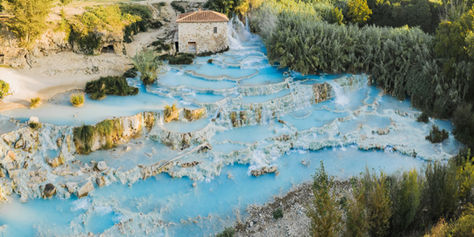 Toskanische Thermen | Welch reiche Landschaft in der Toskana!