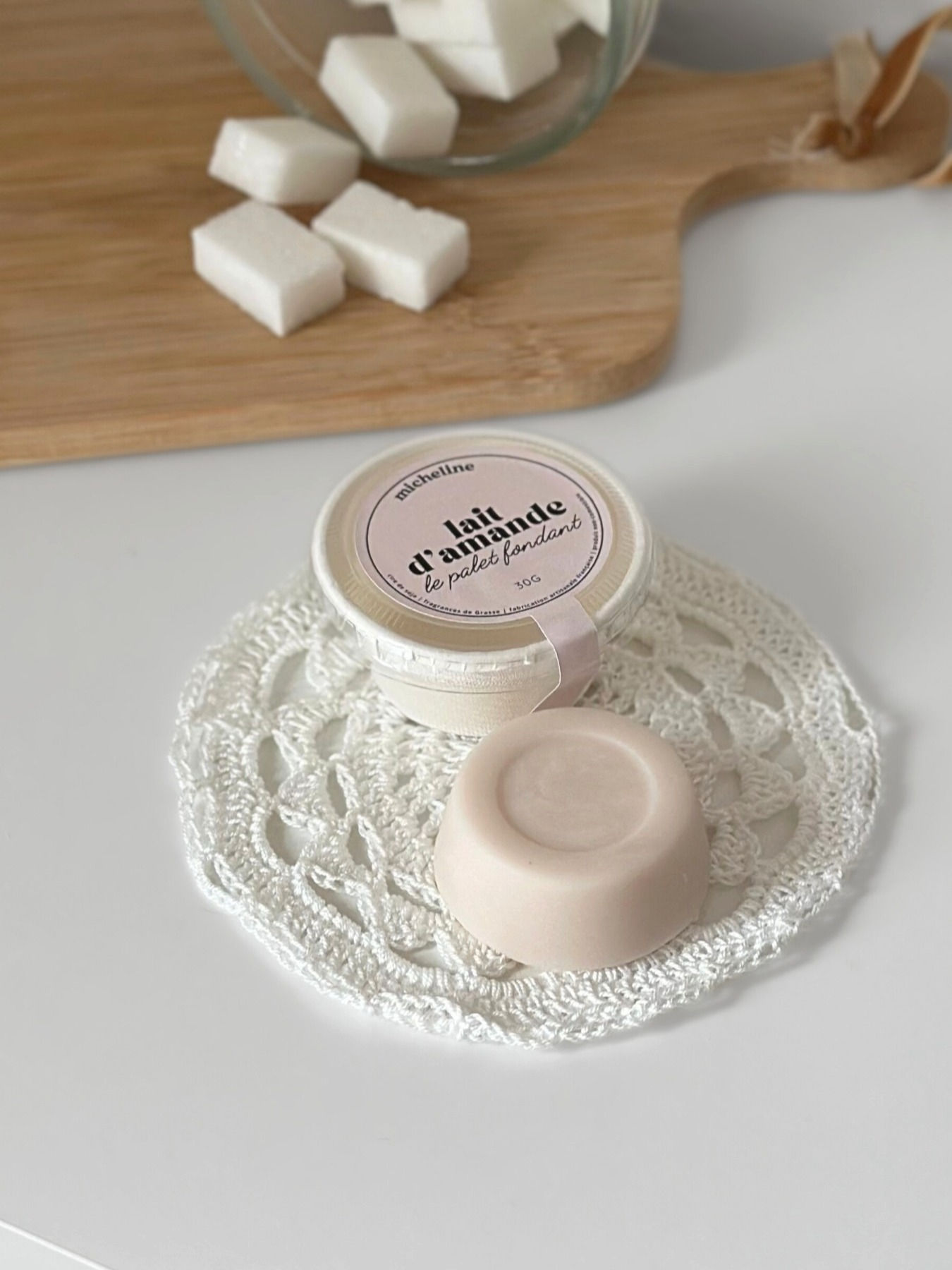 Le palet fondant - Lait d'amande