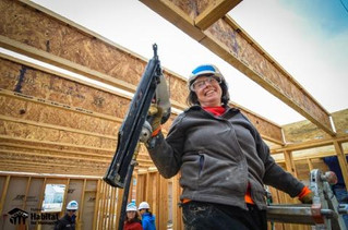 Featured Volunteer: Mary furthers Flatirons Habitat's mission on the build site