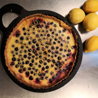 Lemon and Blueberry Tart