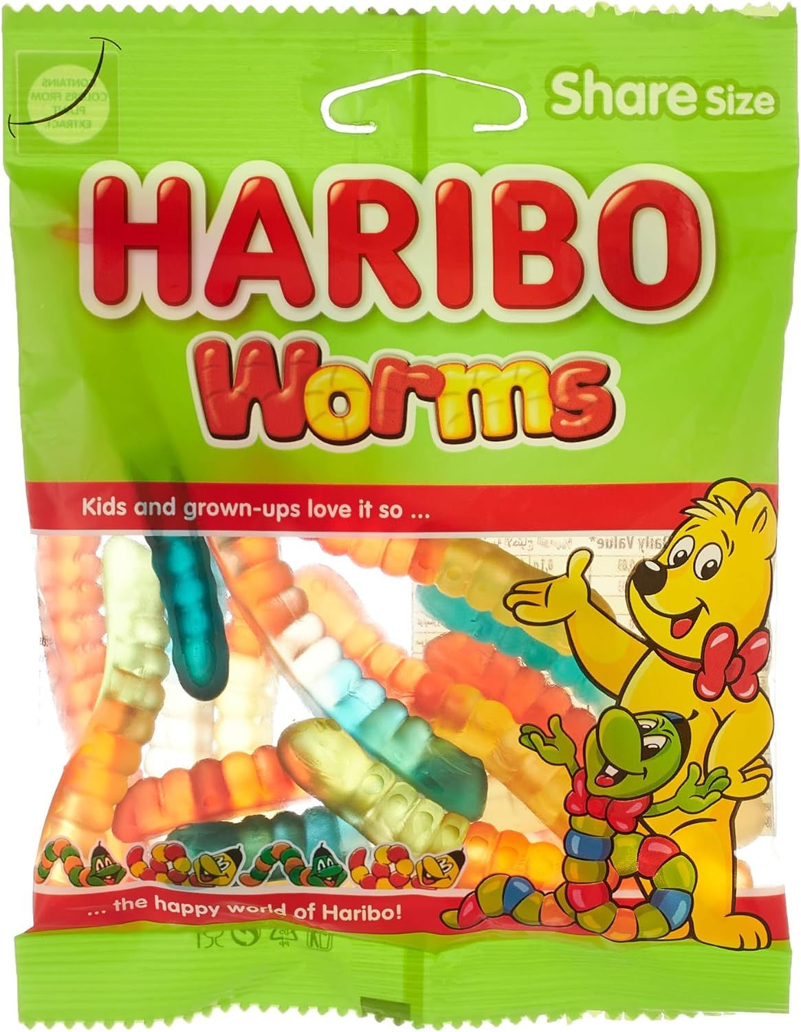 Haribo Worms Share Pack  80gms