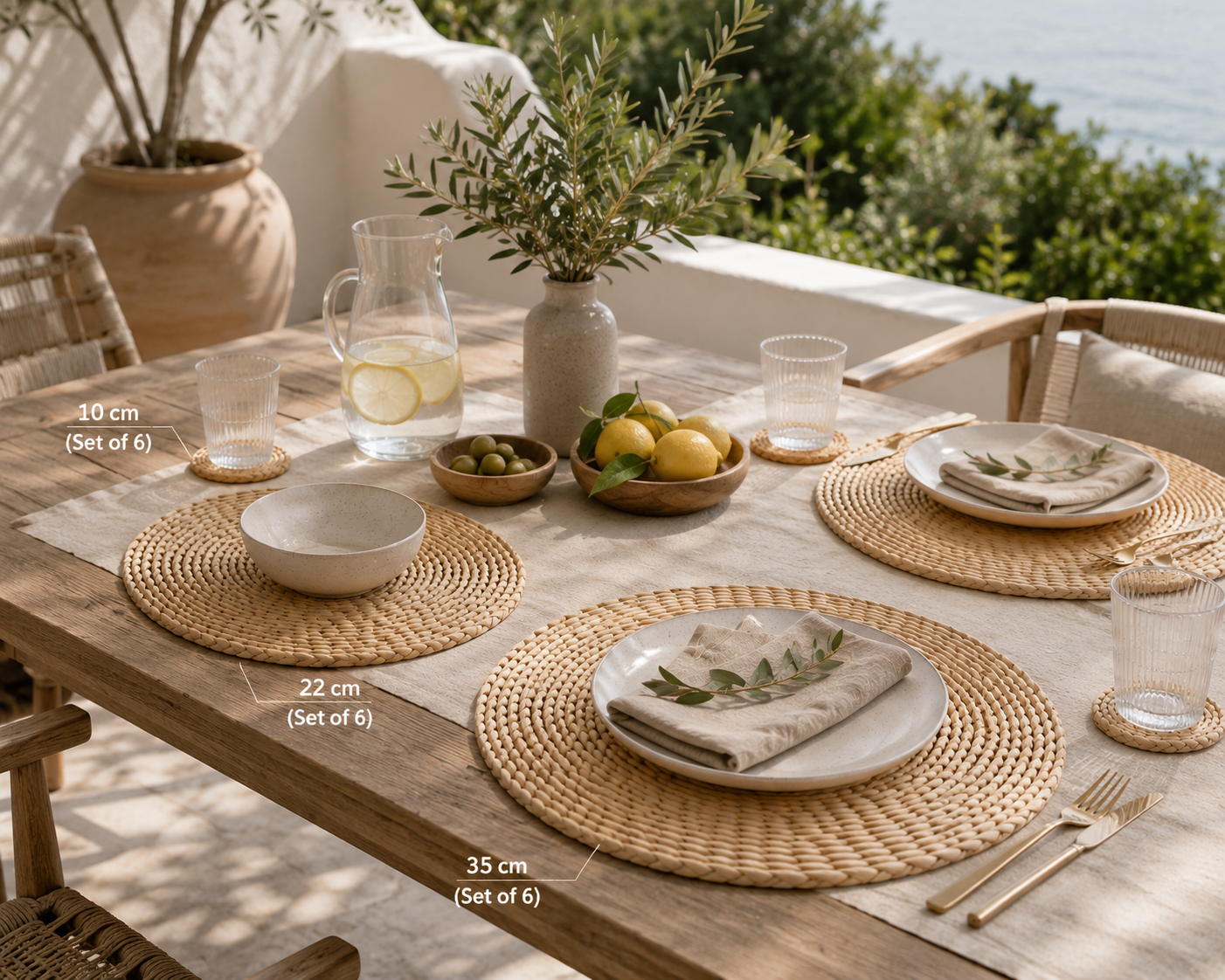 Natural Bamboo Table Placemat