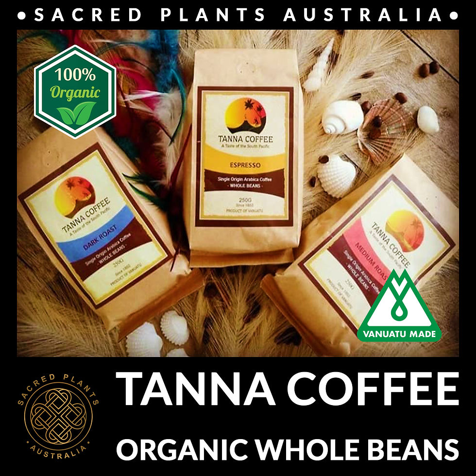 Ethical organic Tanna Coffee whole beans with smooth balanced flavour