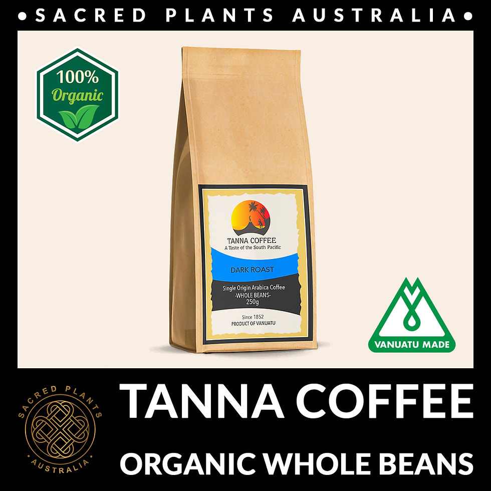 Thumbnail: Dark roast Tanna Coffee whole beans with rich flavour and volcanic origin