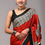 Thumbnail: Modal Silk Saree - Hand block Printed