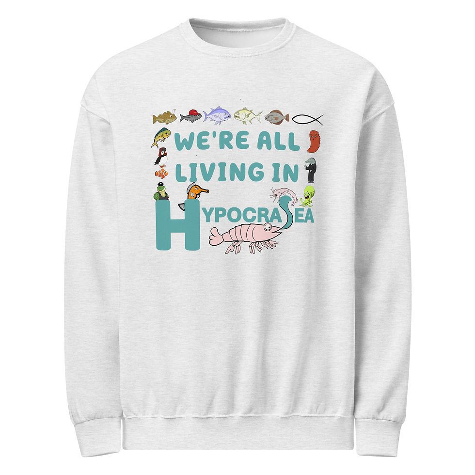 We're all living sweatshirt
