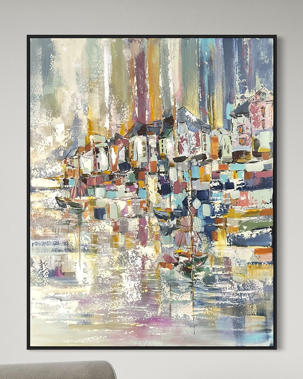 Miniatiūra: “JAUSMŲ PRIEPLAUKA” 80*100