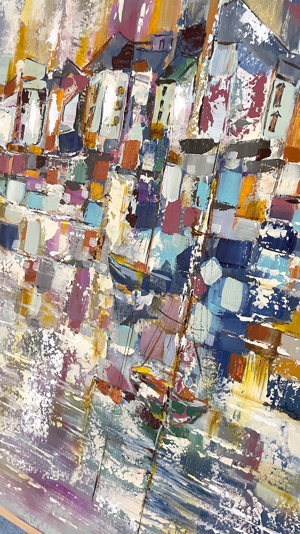 Miniatiūra: “JAUSMŲ PRIEPLAUKA” 80*100