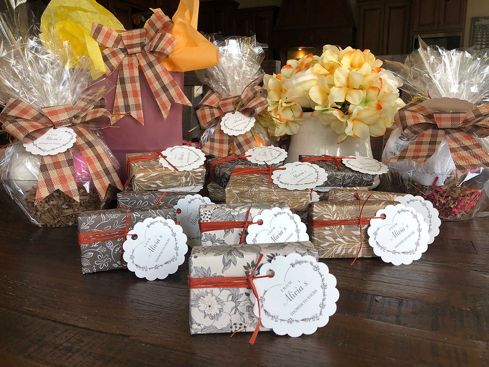 Thank you gifts/Party Favors