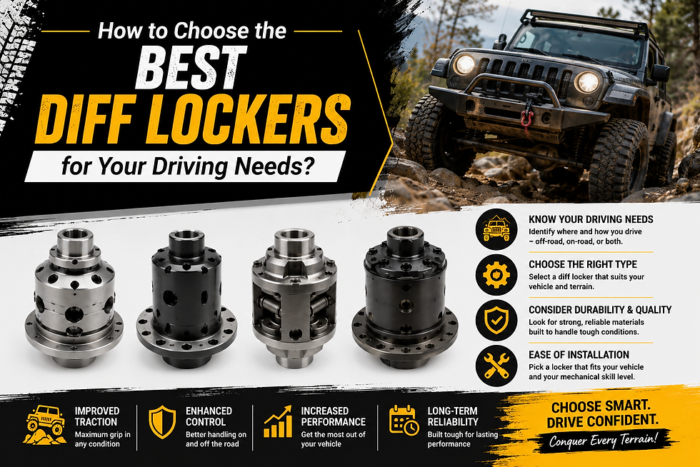 How to Choose the Best Diff Lockers for Your Driving Needs?