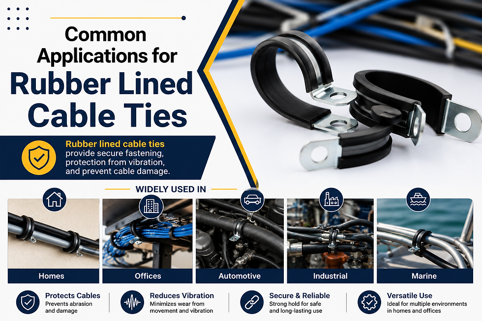 Rubber Lined Cable Ties