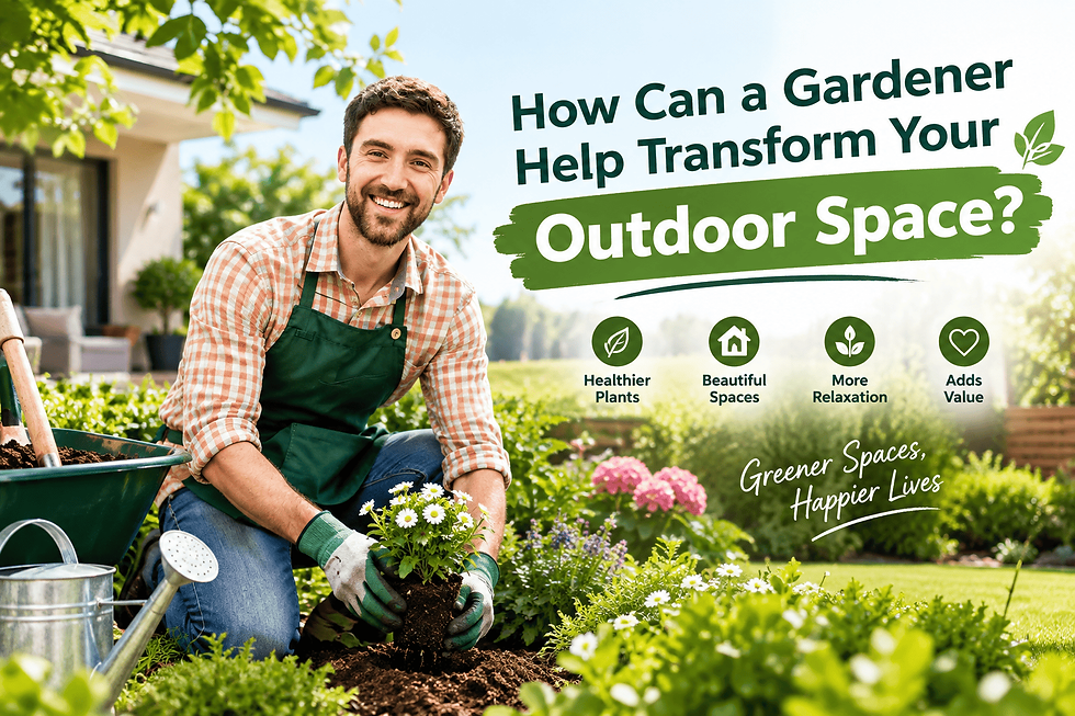How a Gardener Can Help Transform Your Outdoor Space?
