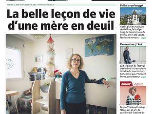 LA BELLE LEÇON DE VIE D'UNE MÈRE EN DEUIL