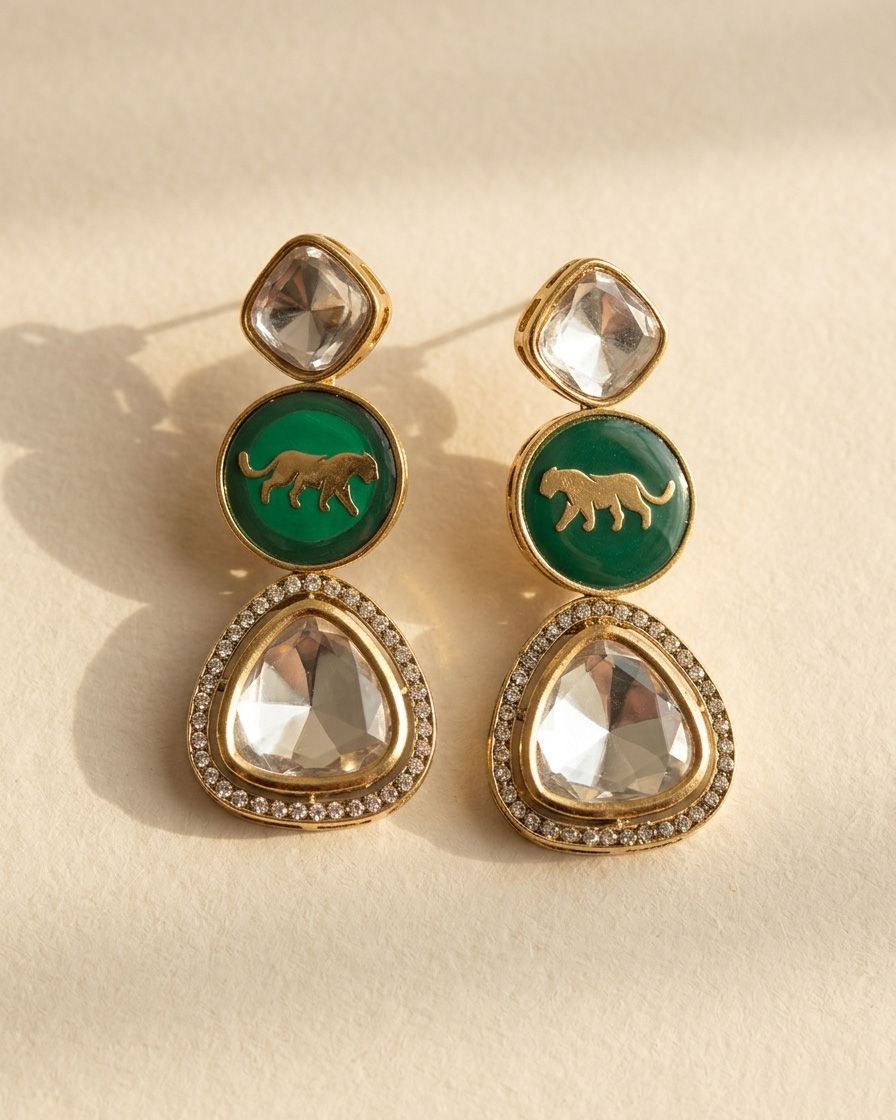 Thumbnail: Sabyasachi Inspired Drop Earrings