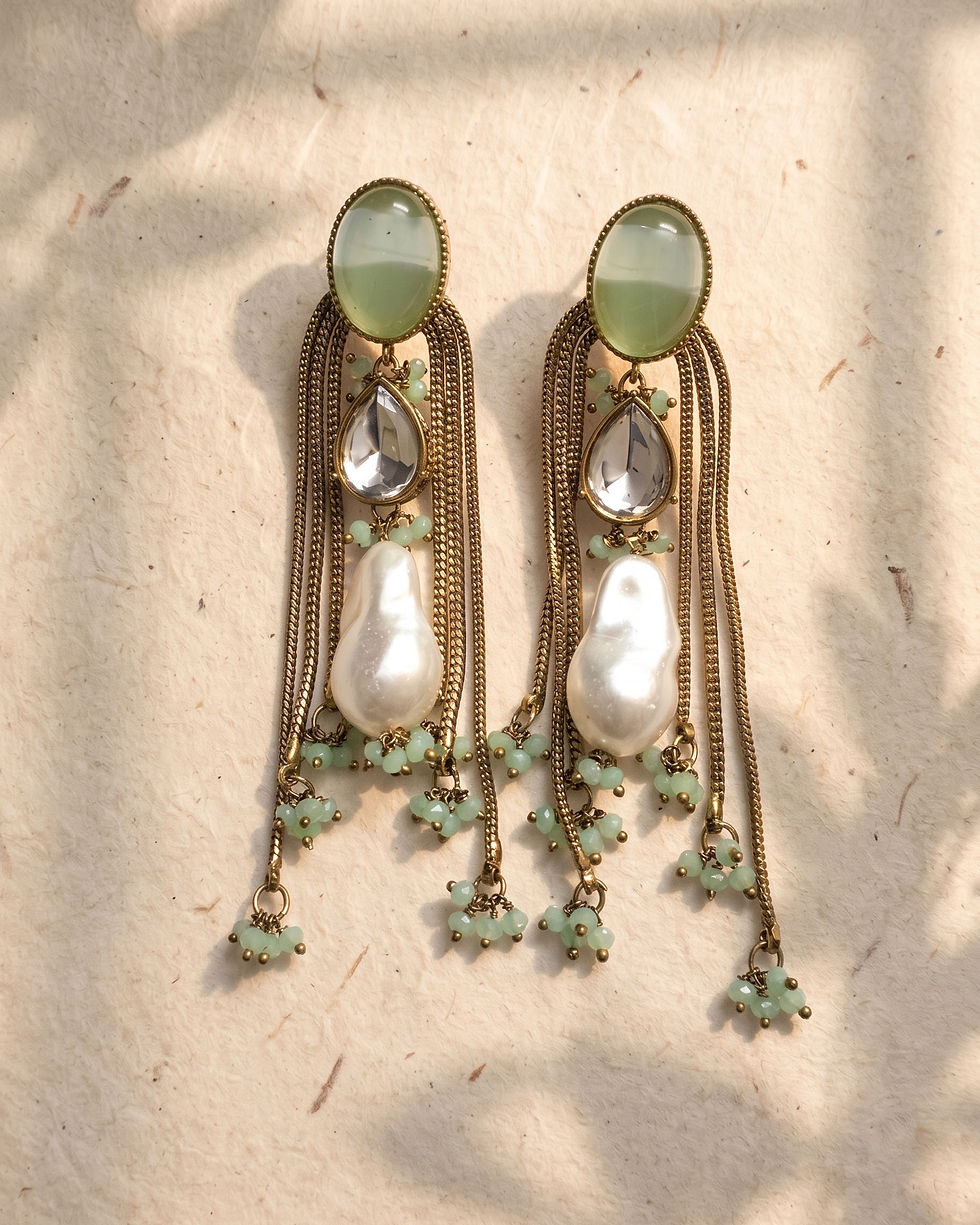 Thumbnail: Pearl drop Earrings