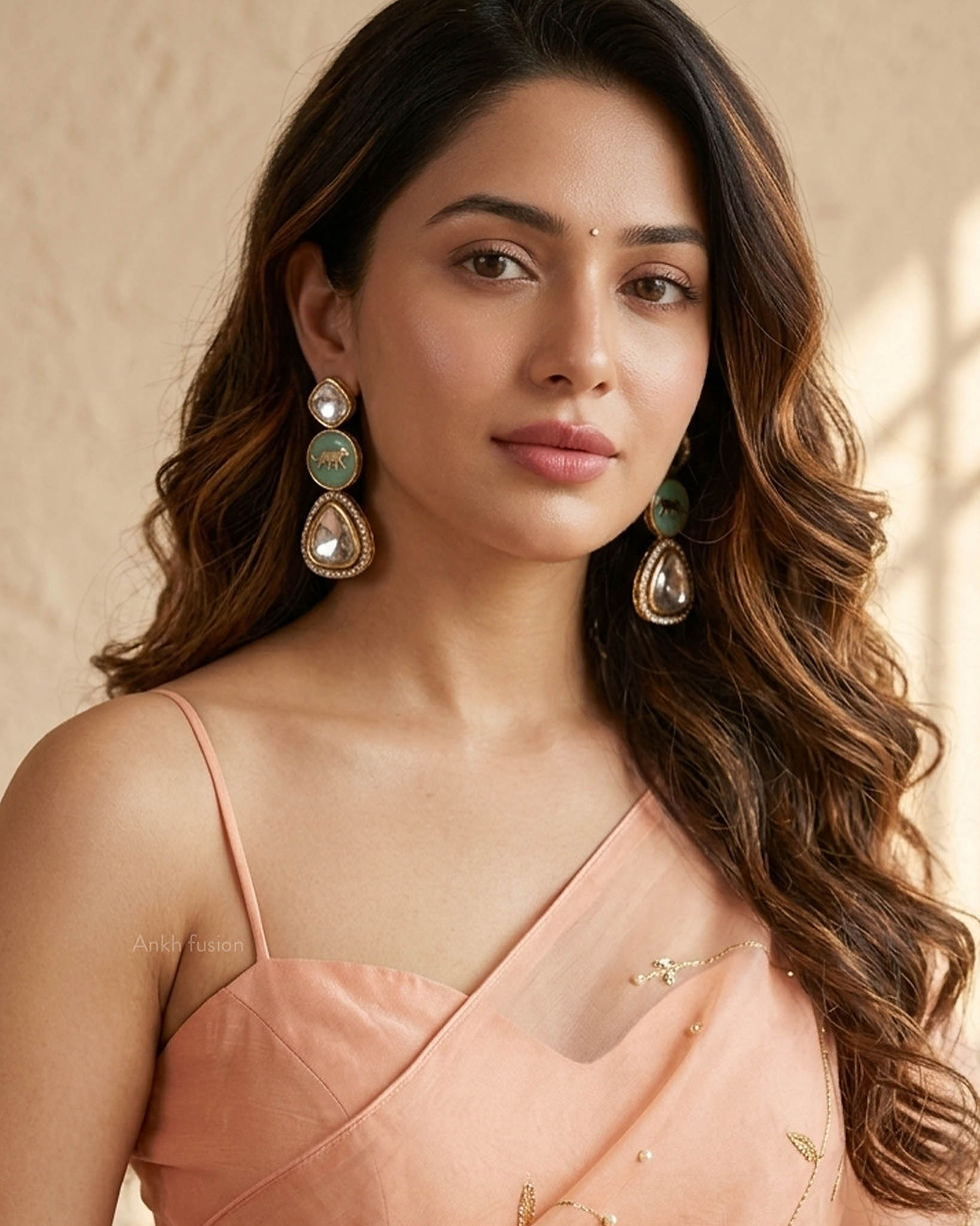 Thumbnail: Sabyasachi Inspired Drop Earrings