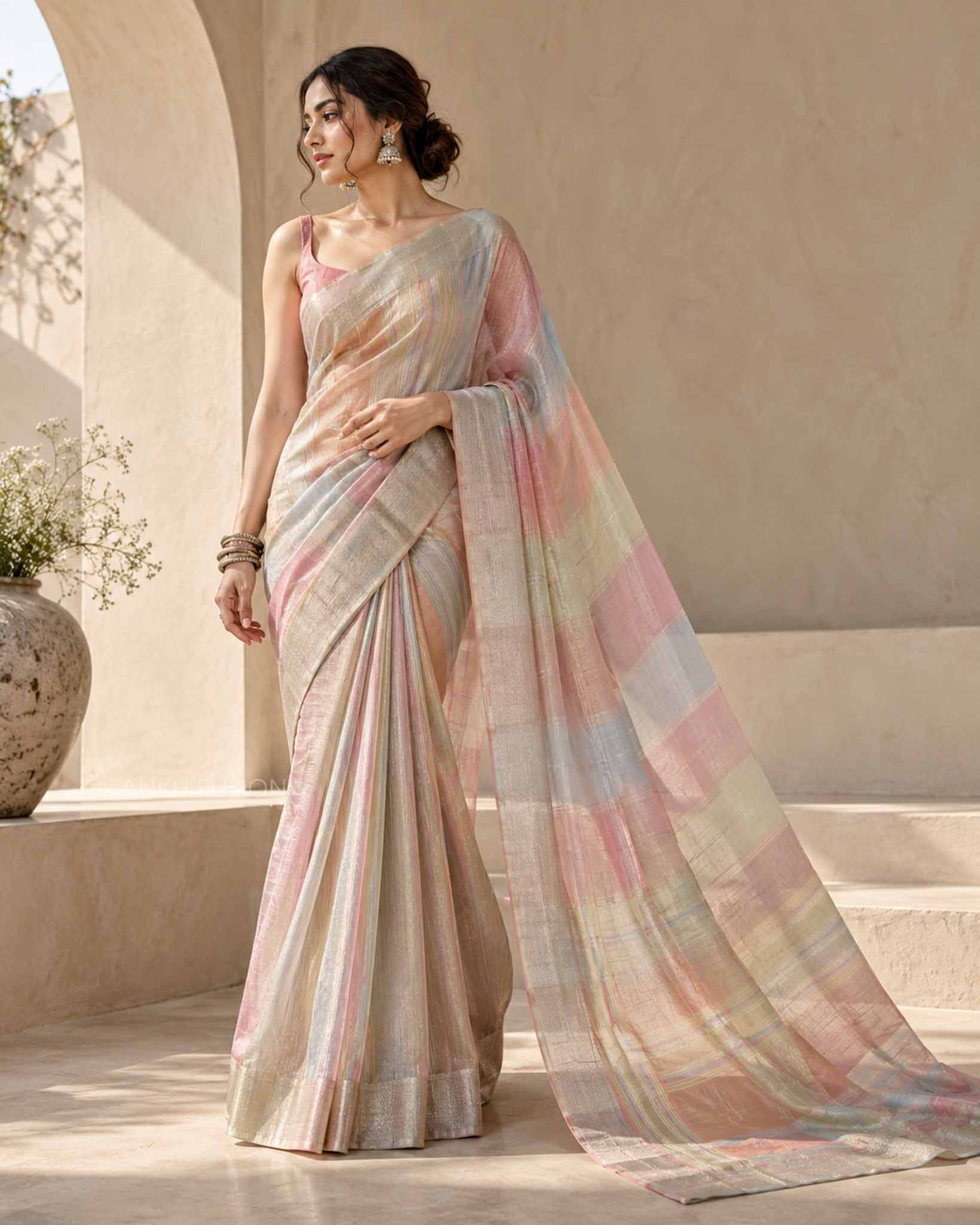 Multi-color Silk Saree
