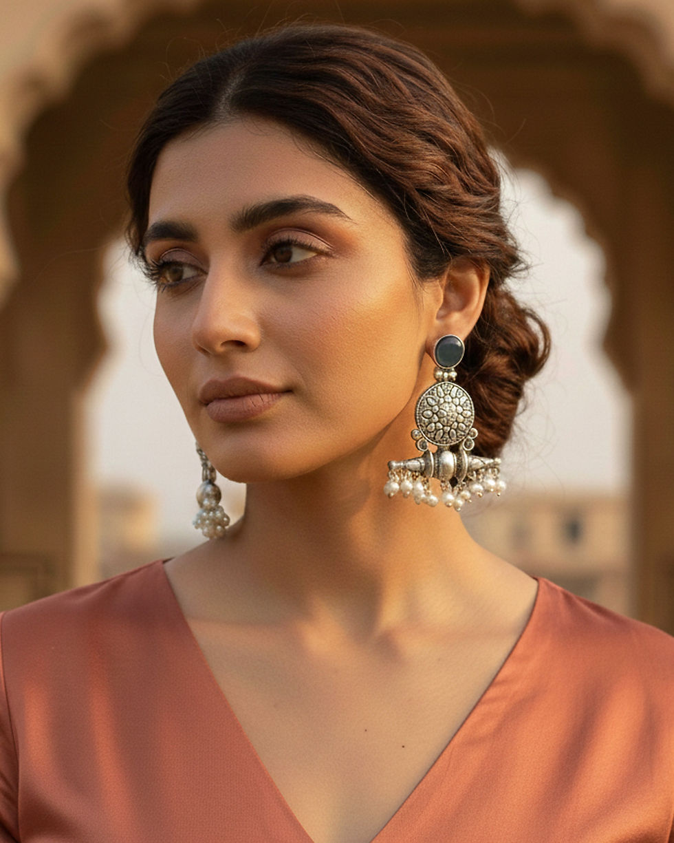 Thumbnail: Artistic Dangler Earrings