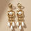 Thumbnail: Dangling pearl earrings
