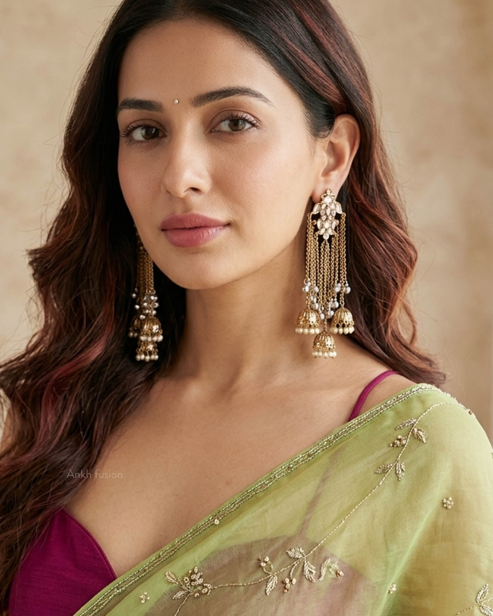 copy of Purple drop Earrings