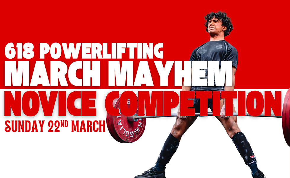 618 March Mayhem Novice Competition 2026