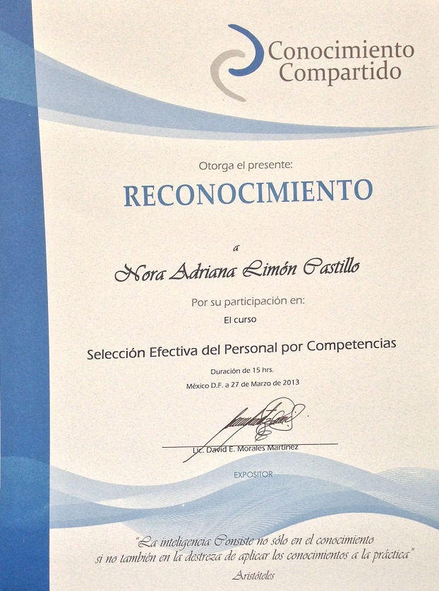 Curso Selección Efectiva