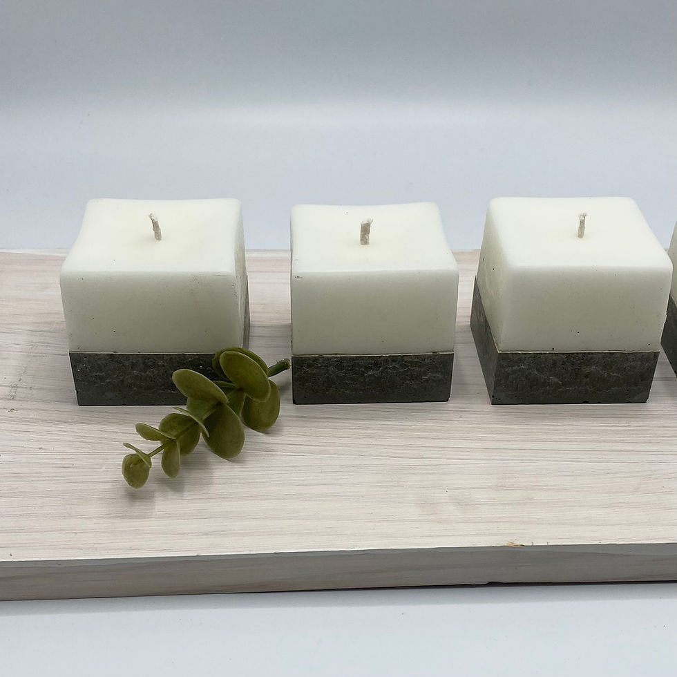 Miniatura: SET 3 VELAS CUADRADAS