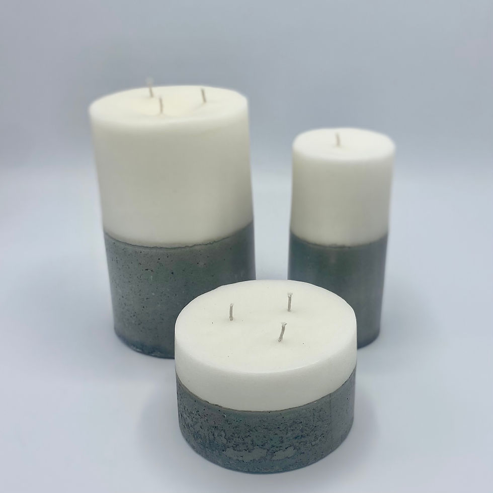 Miniatura: SET 3 VELAS BLANCAS