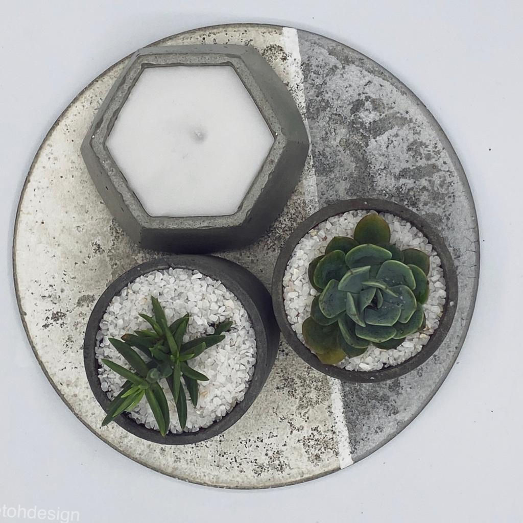 Set Vela Geométrica y Cilindros planta