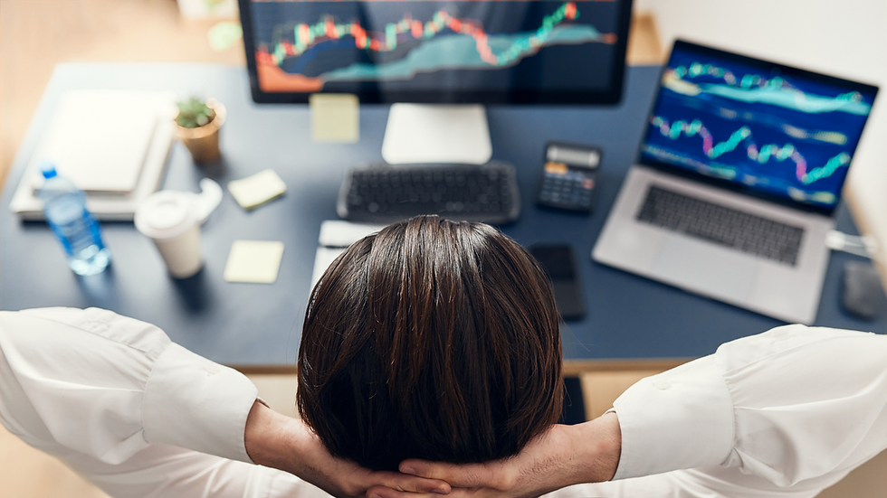 Person who built a strong portfolio watching it grow.