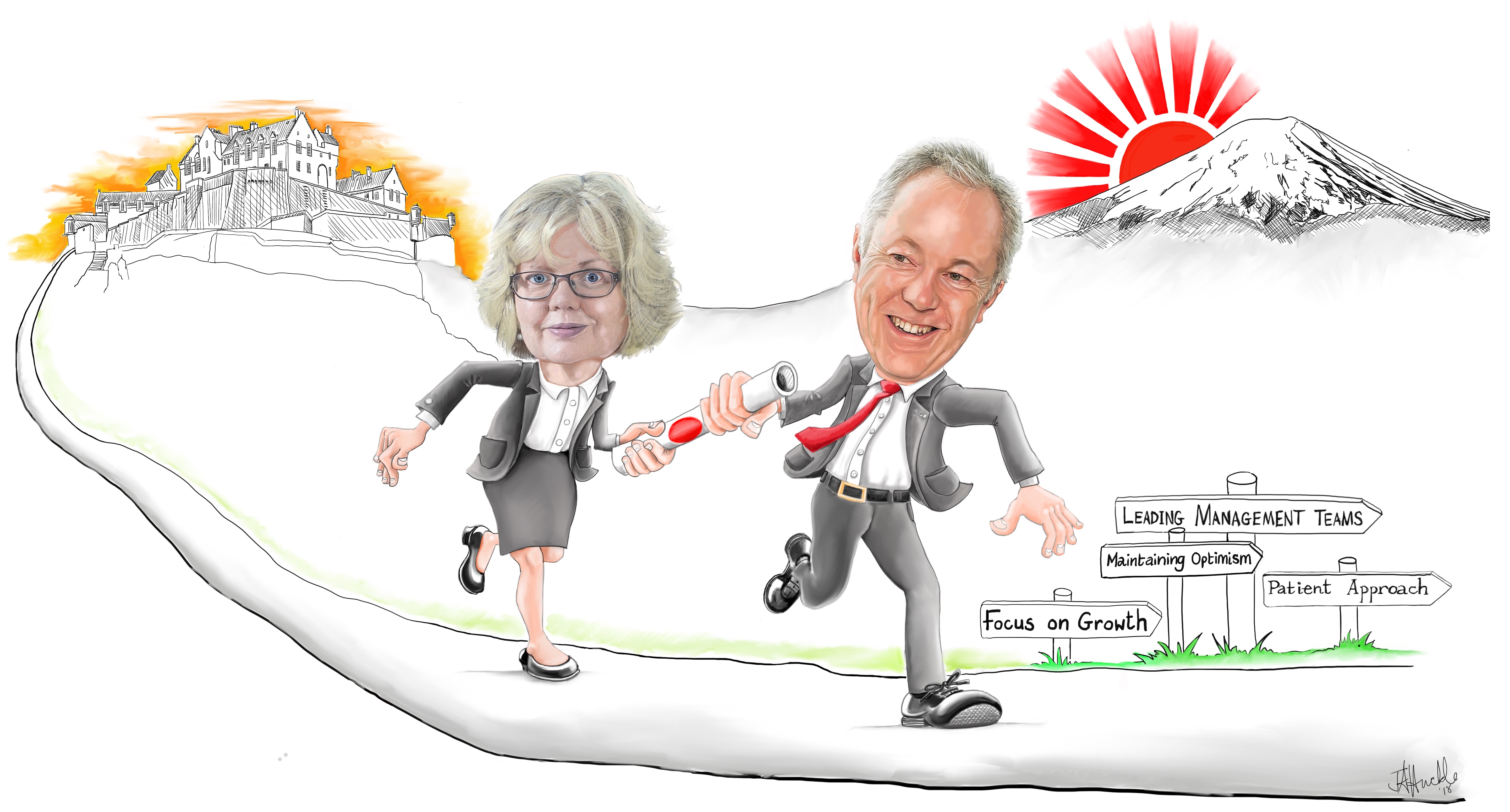 handing on the baton