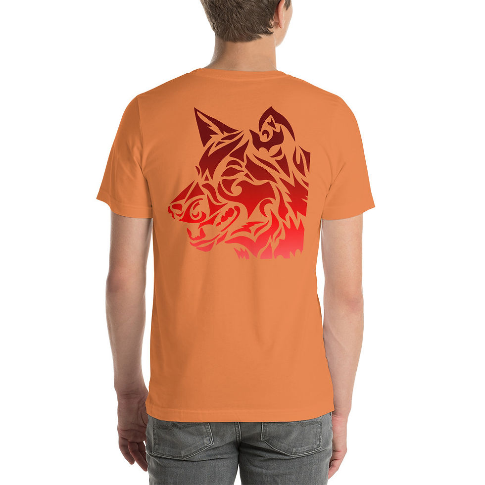 Thumbnail: Red Logo Short-Sleeve Unisex T-Shirt