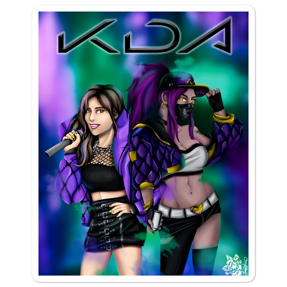 Thumbnail: KDA: Akali and Soyeon Sticker