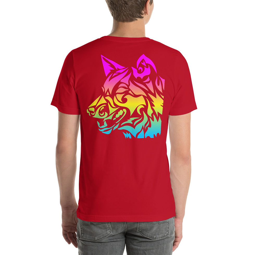 Thumbnail: Pansexual Logo Short-Sleeve Unisex T-Shirt