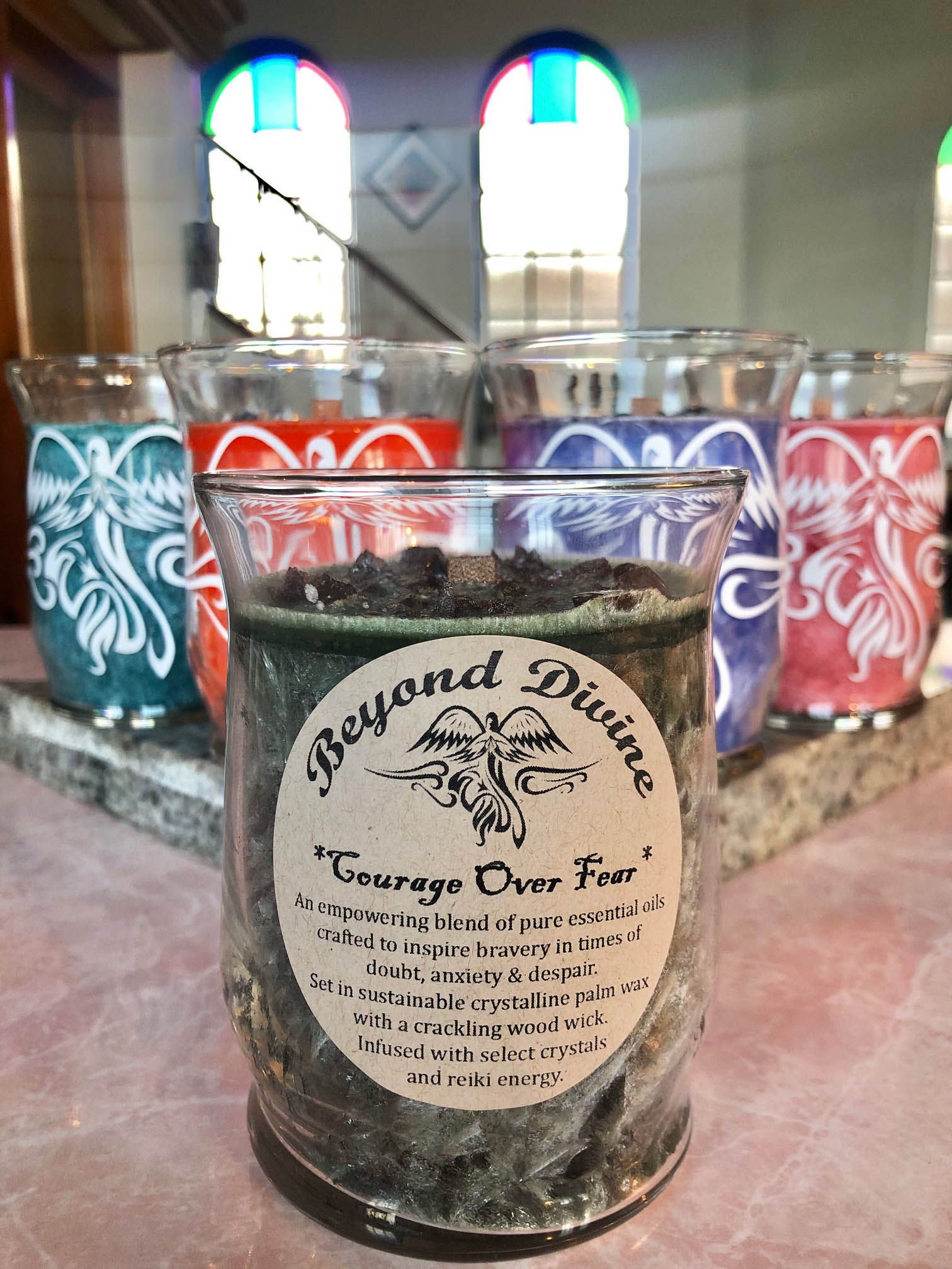 'Courage Over Fear' Beyond Divine Candle