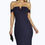 Miniatura: Vestido Bodycon Midi Con Hombros Descubiertos Cara