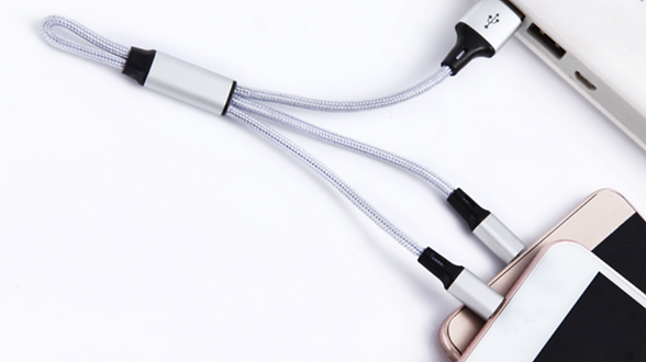 2 IN 1 KEYRING USB CHARGING CABLE 2 in 1 Keyring Charging Cable | Arca