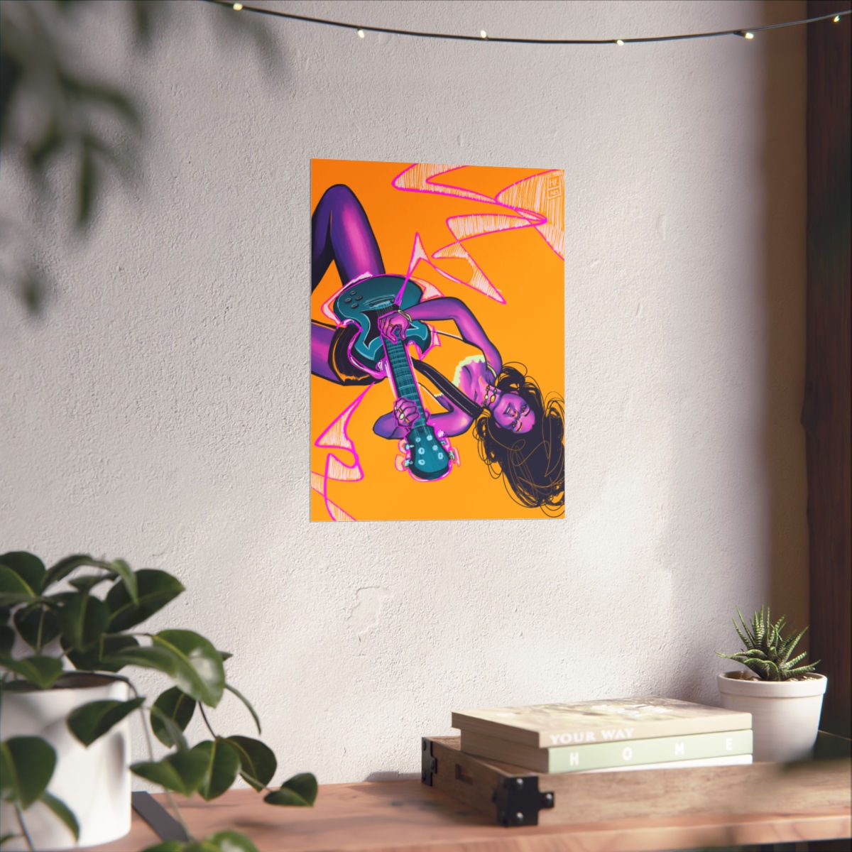 Technicolor Buzz Art Print