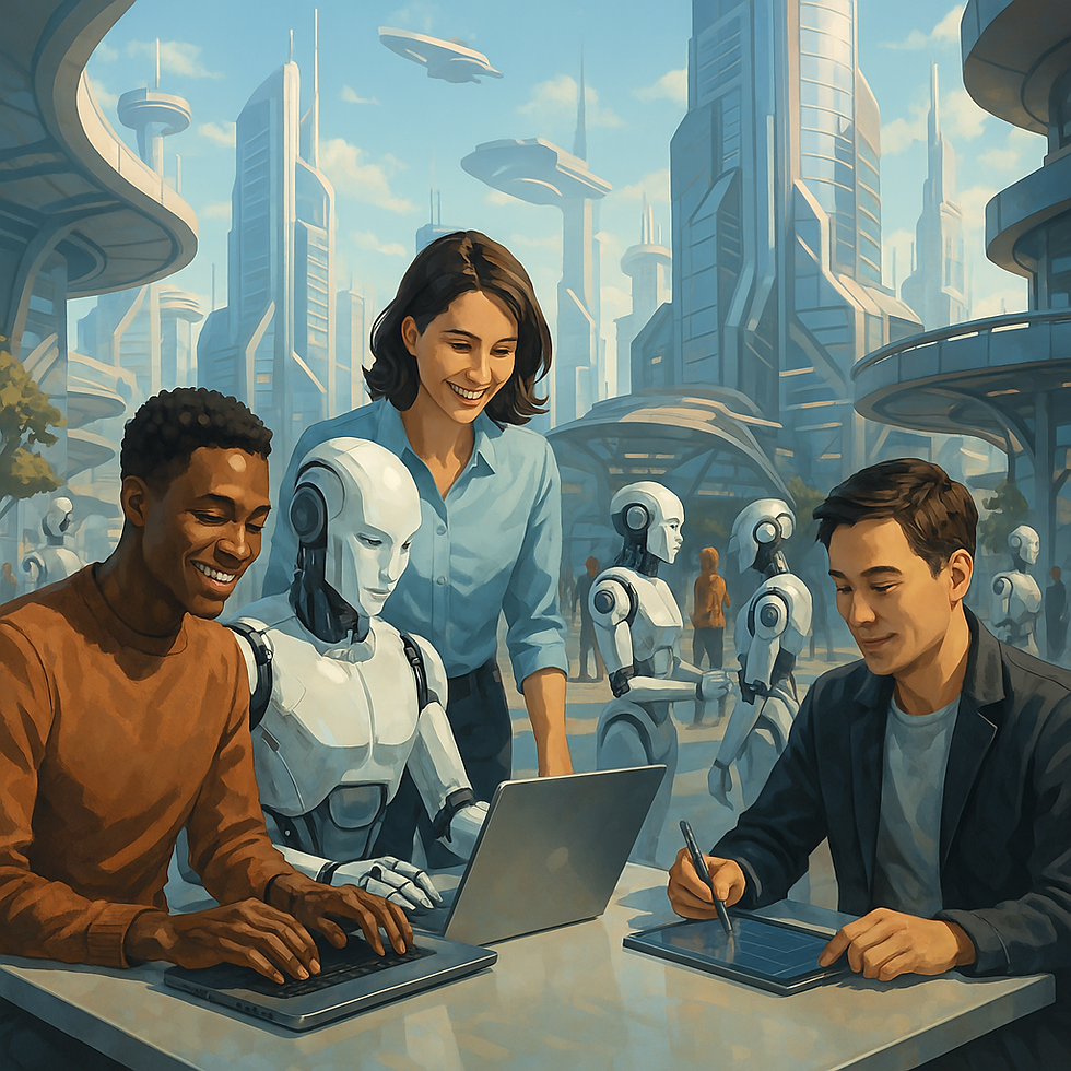 TL; DR AI and humans will work together, and we may be in a bubble