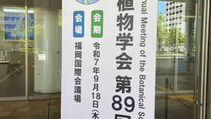 2025年9月18-20日 日本植物学会第89回大会(+進学相談会@大阪梅田)に参加しました!