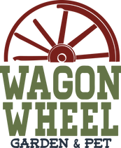 wagon wheel wheel garden and pet logo