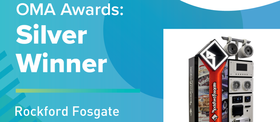INNOVATIVE WINS SILVER OMA FOR ROCKFORD FOSGATE!