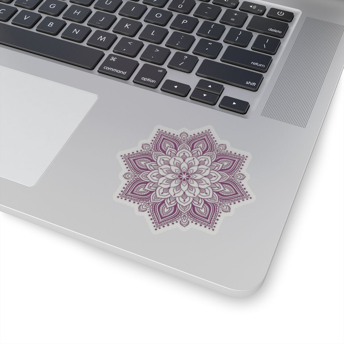 Rich Purple Mandala Kiss-Cut Stickers