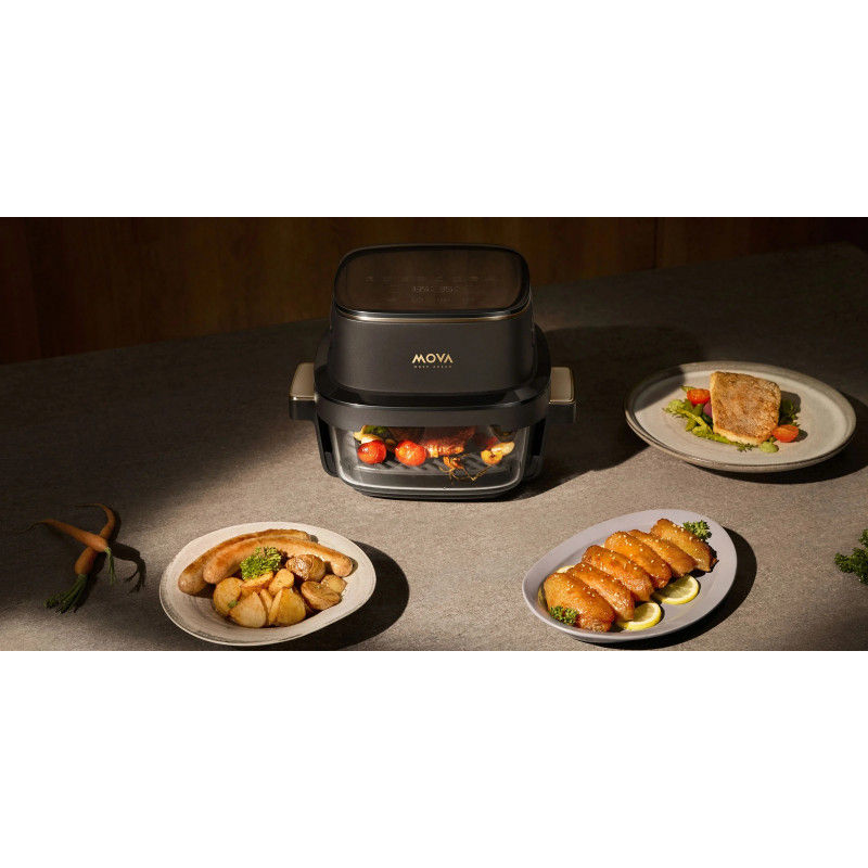 Thumbnail: Աէրոգրիլ MOVA Air Fryer Metalish AF20 Pro Black