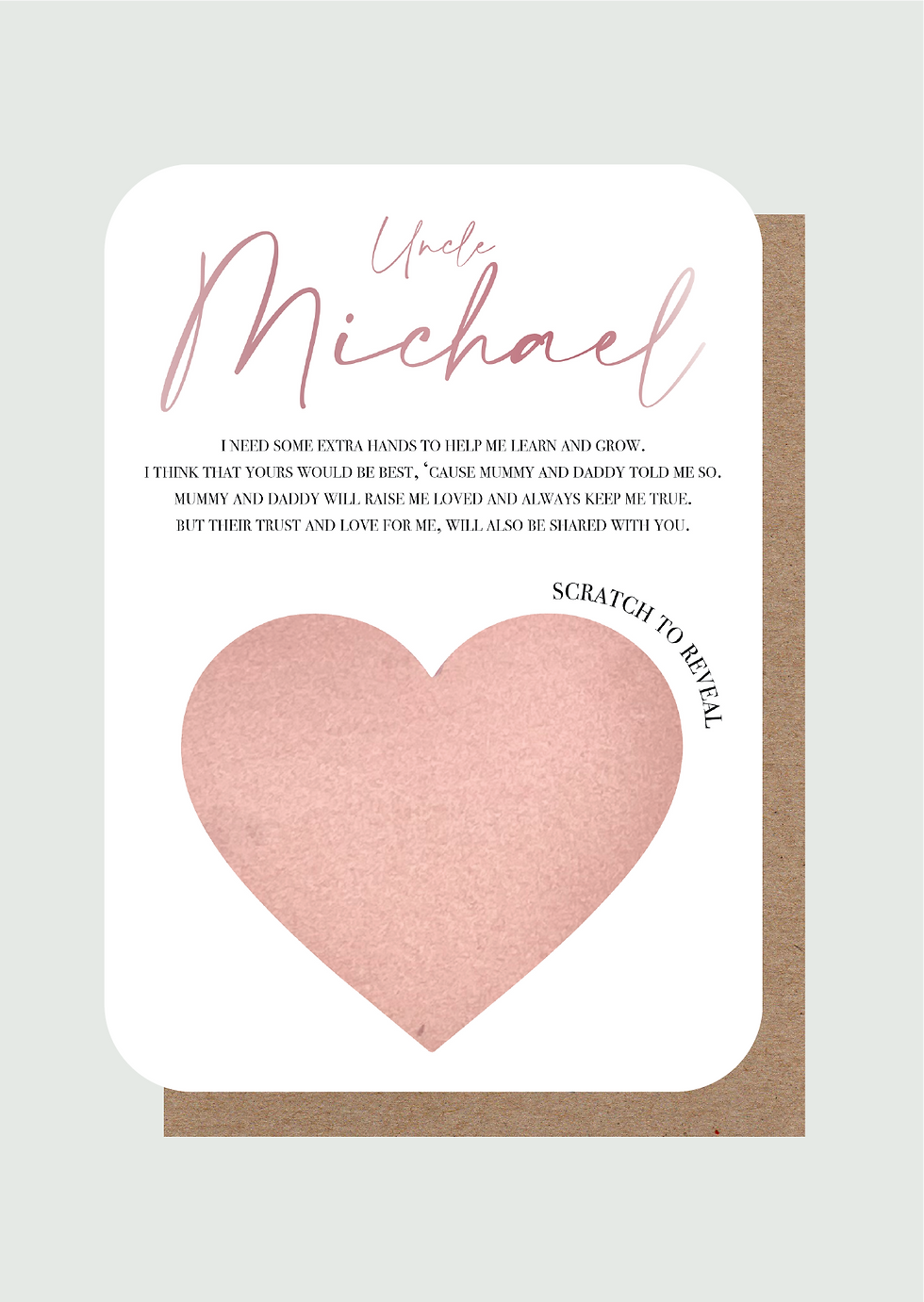 Thumbnail: Personalised Godfather Proposal Card | Scratchie Card | Gold  Silver  Ro
