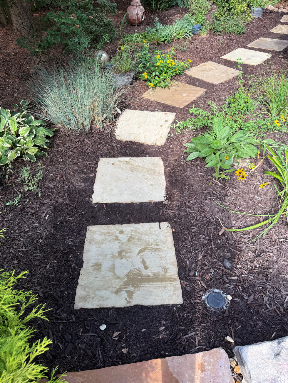 Stone Pavers Pressure Washed