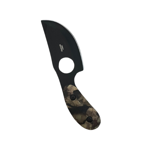 Thumbnail: Camo handle tactical knife with black blade