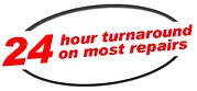 24 Hour turnaround sign