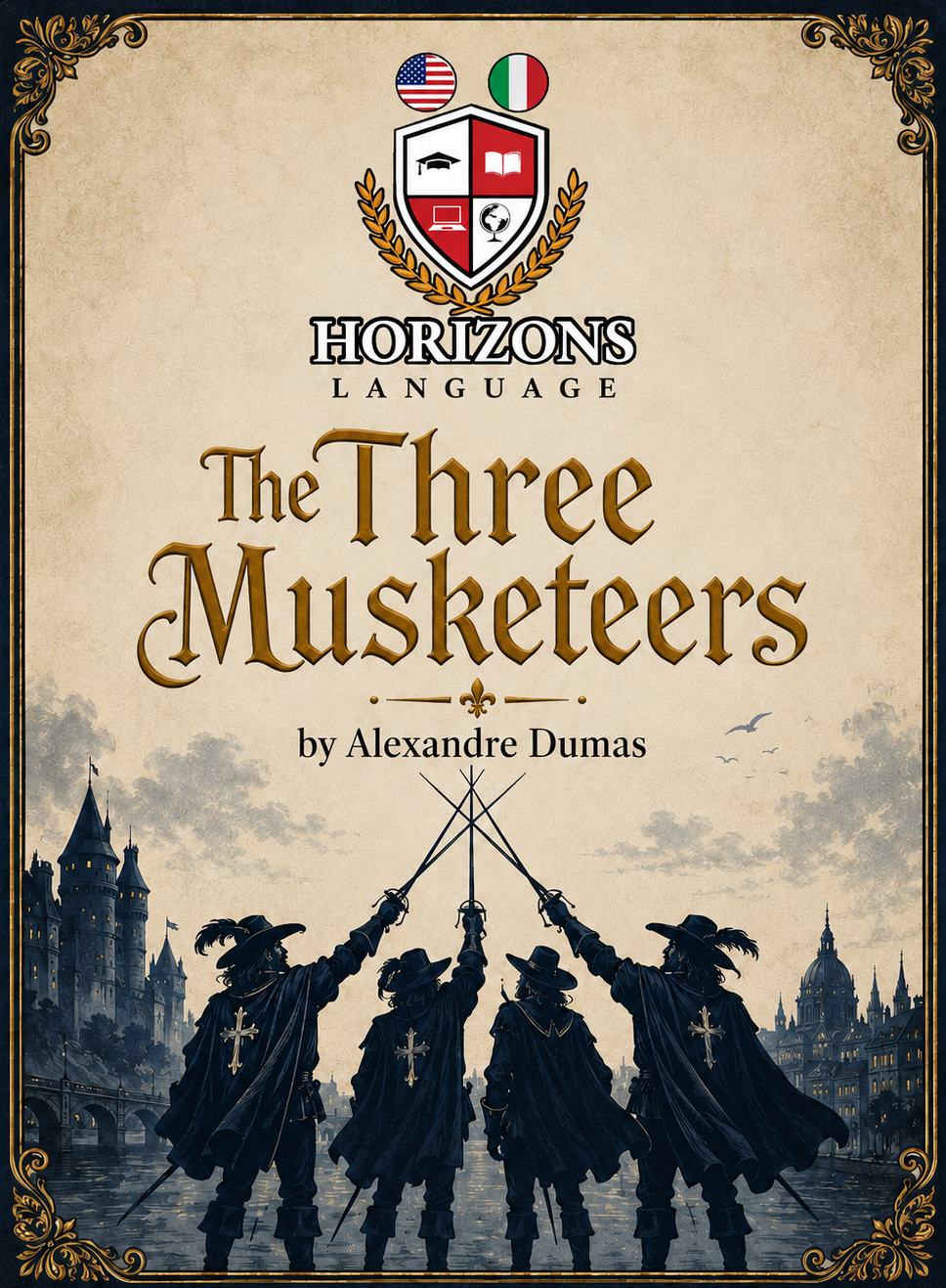 The Three Musketeers cover artwork